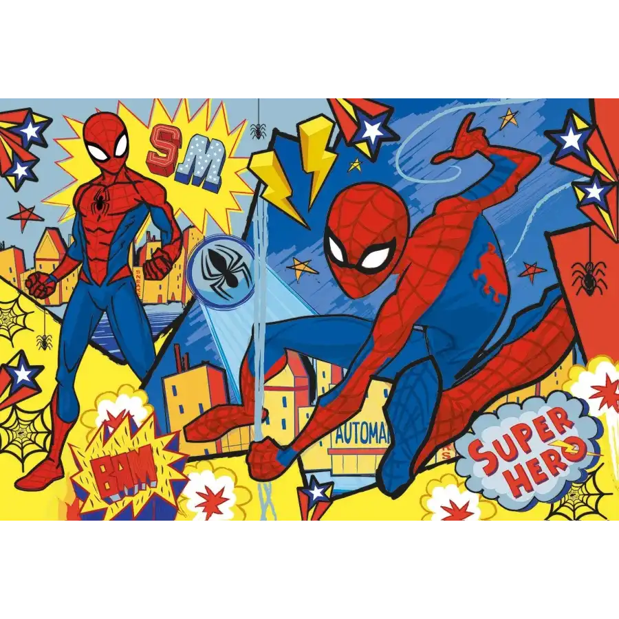 Spiderman Supercolor Puzzle 24 Maxi Pezzi 24216 Clementoni - 2