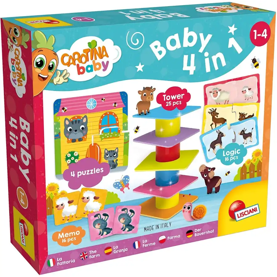 Carotina Baby - Baby 4 in 1 79872 Lisciani - 1