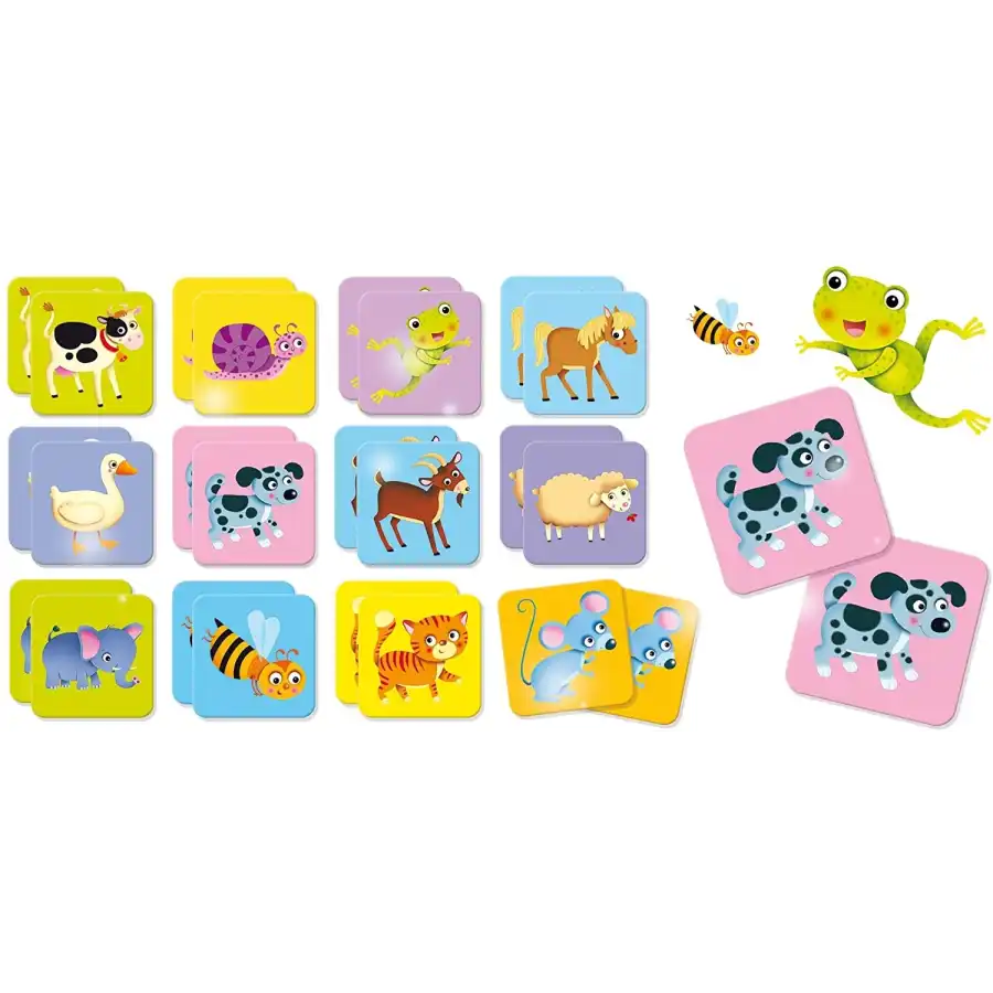 Carotina Baby - Baby Memo Animali 80045 Lisciani - 2