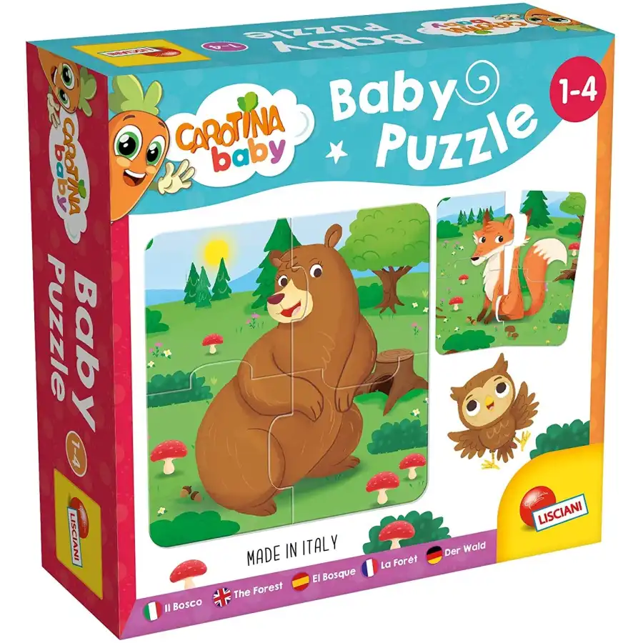 Carotina Baby - Baby Puzzle Bosco 80076 Lisciani - 1