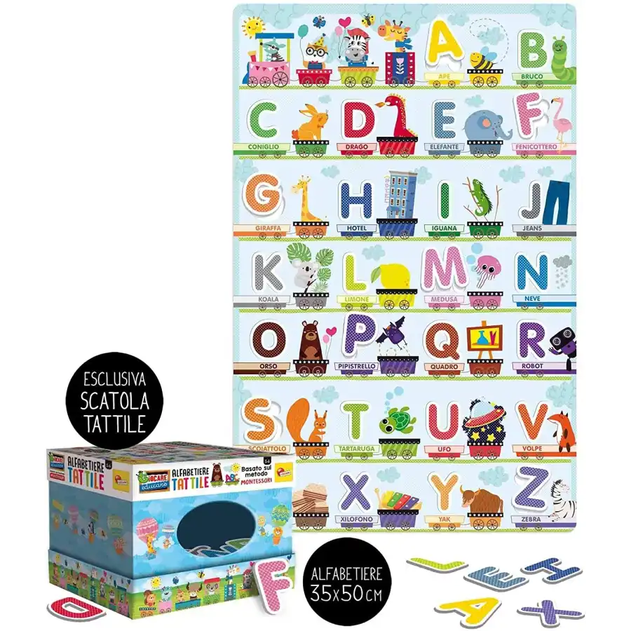 Giocare Educare Alfabetiere Tattile 72446 Lisciani - 3