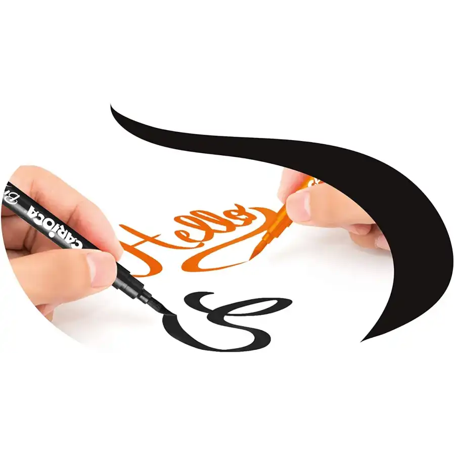 Pennarelli Calligrafici Super Brush 20 Pezzi 42968 Carioca - 1