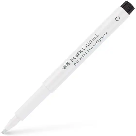 Penna Pitt Artist Pen Bianco C 1.5mm Confezione 10 Pz 167501 Faber Castell - 4
