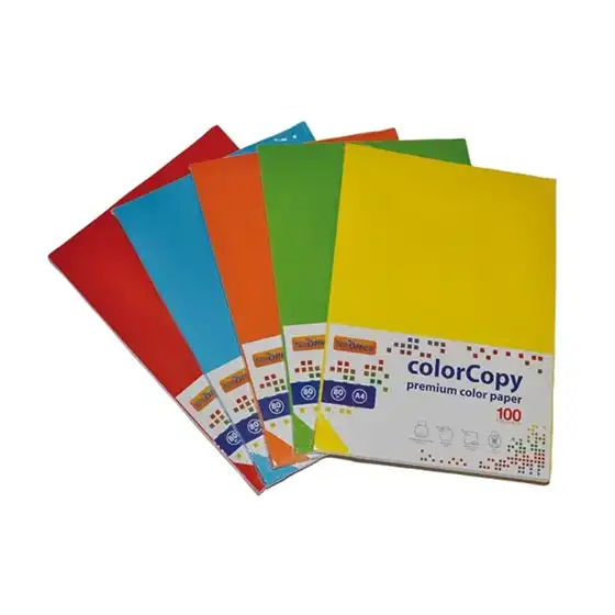 Risma Carta A4 210x297mm 100 Fg 80gr. Verde Fluo 23NIK117 NikOffice - 1