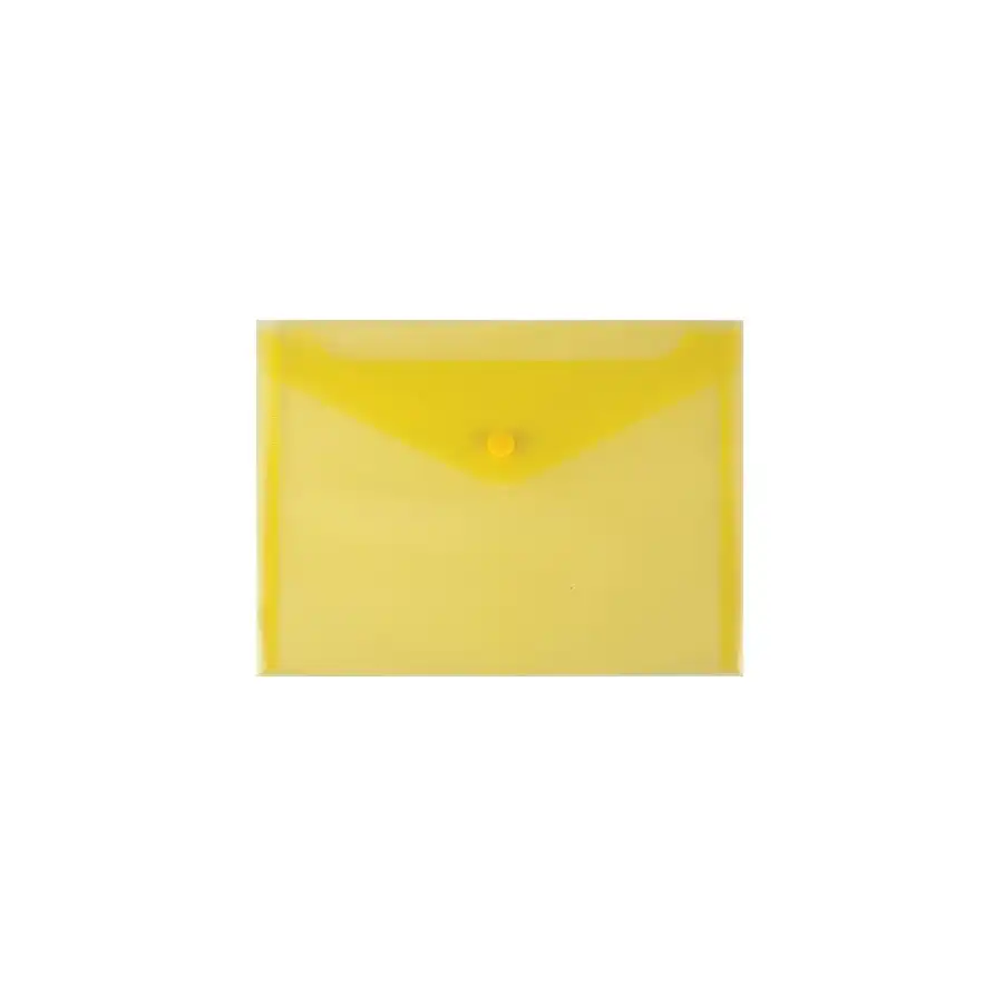Busta Con Bottone A5 210 x 148mm Giallo 5 Pz 01NIK052 NikOffice - 1