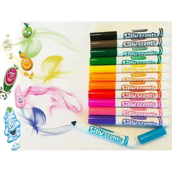 Pennarelli Lavabili e Profumati I Profumelli 12 pezzi Crayola - 1