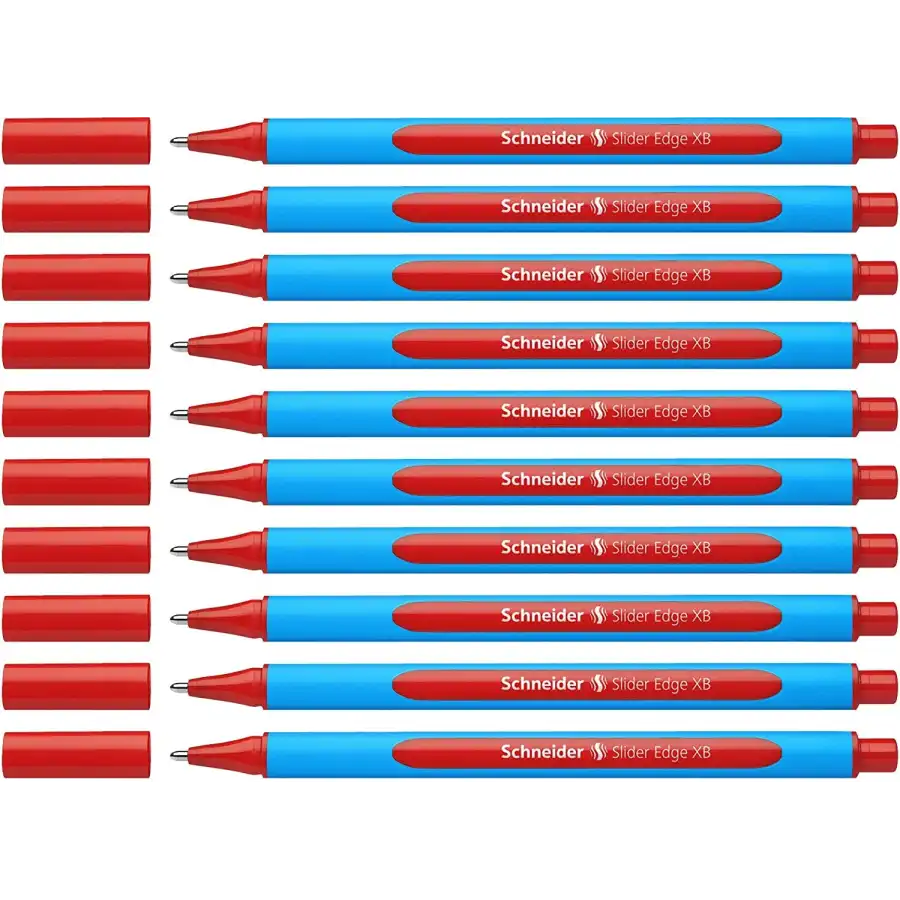 Penna a sfera Slider Edge XB - Rosso - 10 pz Schneider  - 2