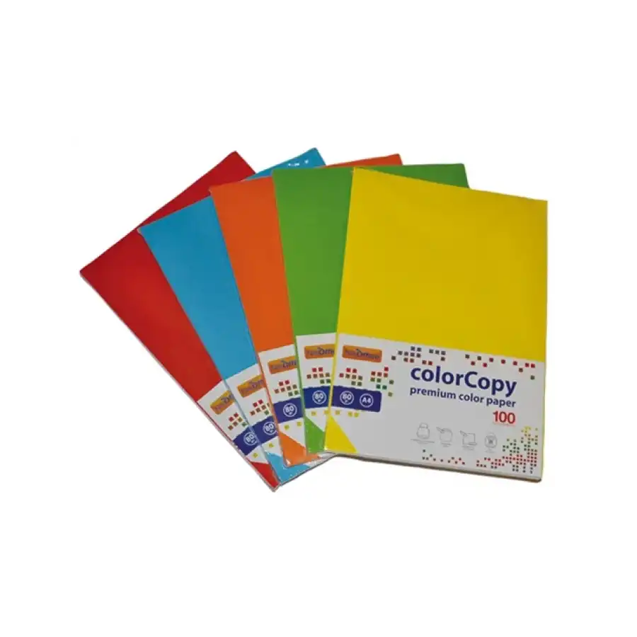 Risma Carta A4 210x297mm 100 Fg 80gr Giallo 23NIK089 NikOffice - 1