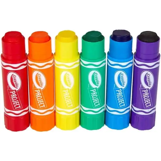 Tempera Solida ad Asciugatura Rapida 6 pezzi Crayola - 2
