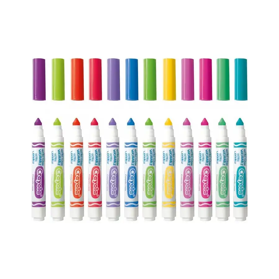 I Lavabilissimi Pennarelli Ultra Lavabili Colori Tropicali 12 pezzi Crayola - 2