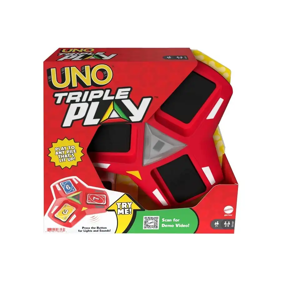 Uno Triple Play Mattel - 1