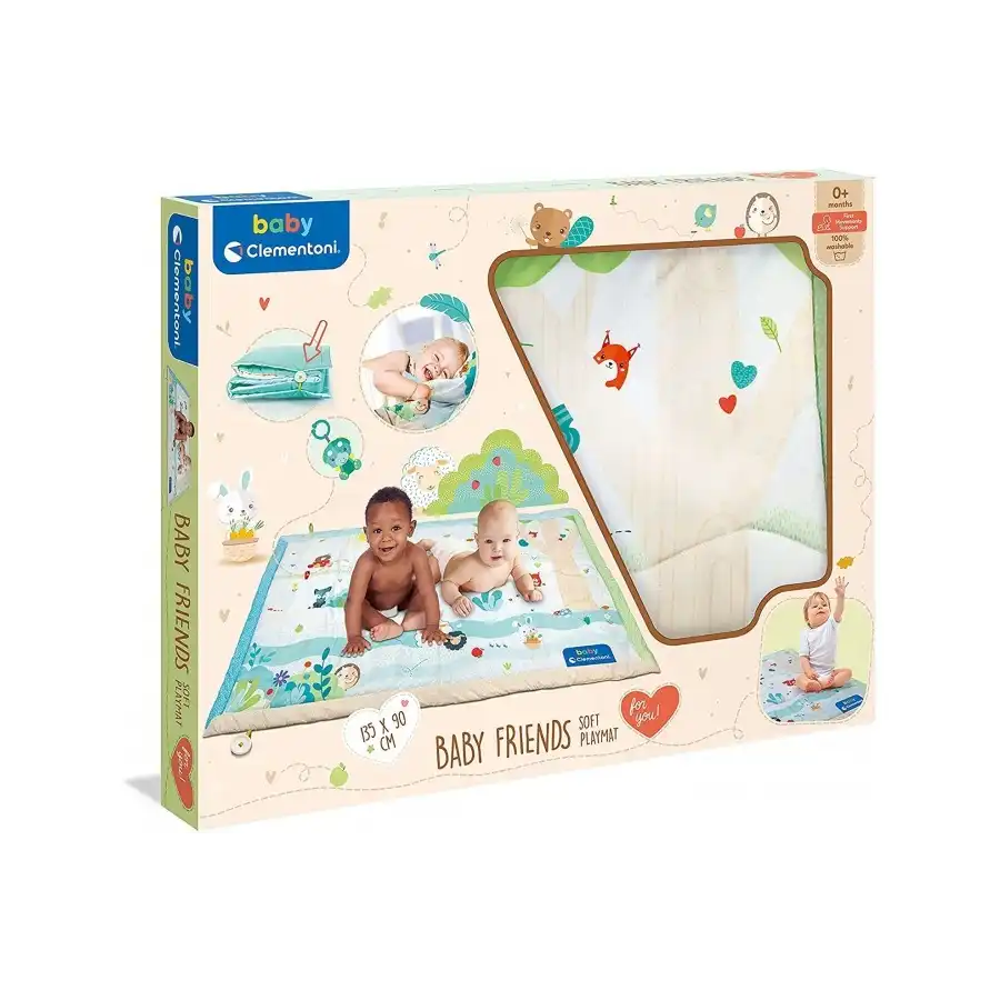 Baby Friends Tappeto Morbido per Neonati 17318 Clementoni - 1