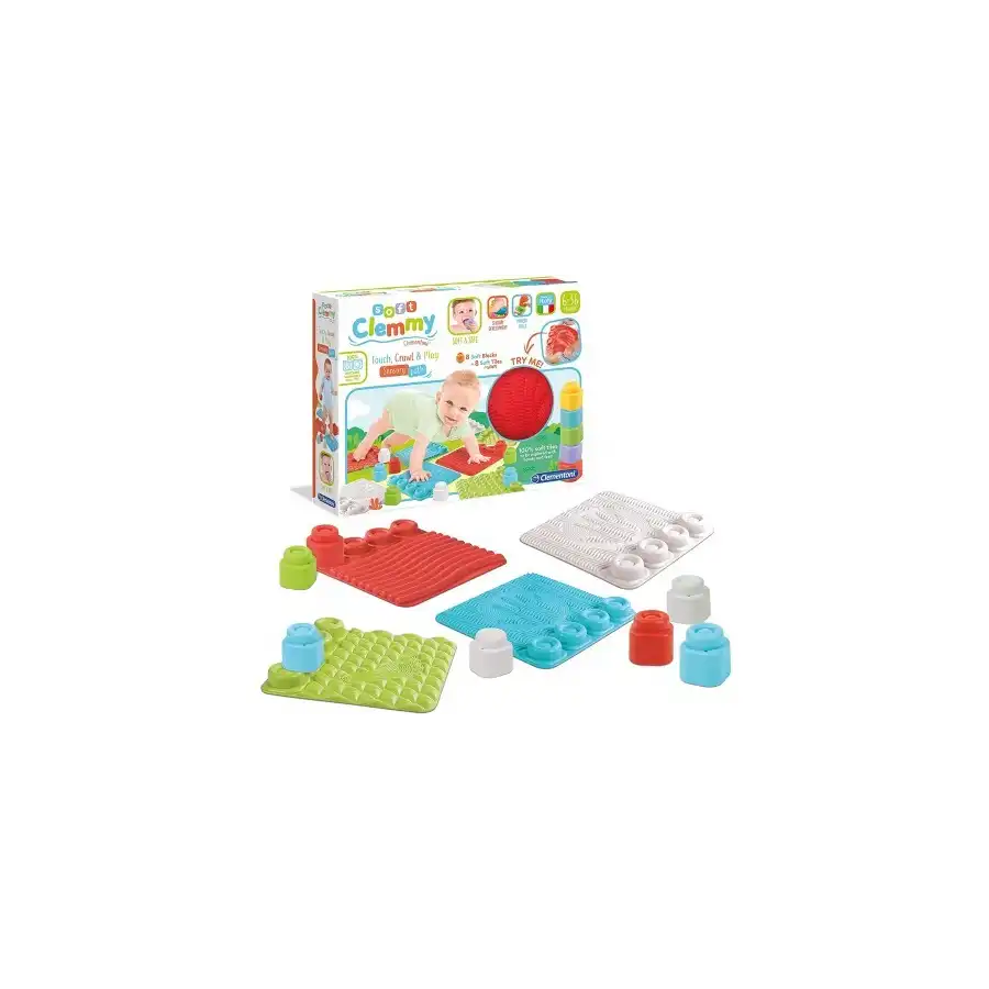 Soft Clemmy Mattoncini Morbidi Percorso Sensoriale Soft 17352 Clementoni - 1