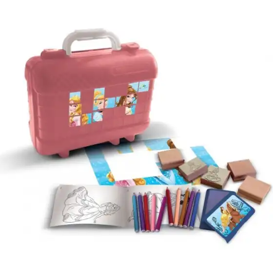 Valigetta Set Timbri e Colori Principesse Disney Multiprint - 1