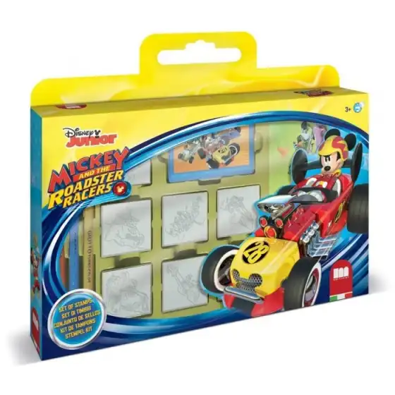 Disney Mickey Roadster Racers Stamps and Markers Set Multiprint - 2