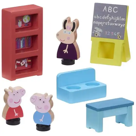 Peppa Pig Playset Scuola in Legno con Personaggi Giochi Preziosi - 2