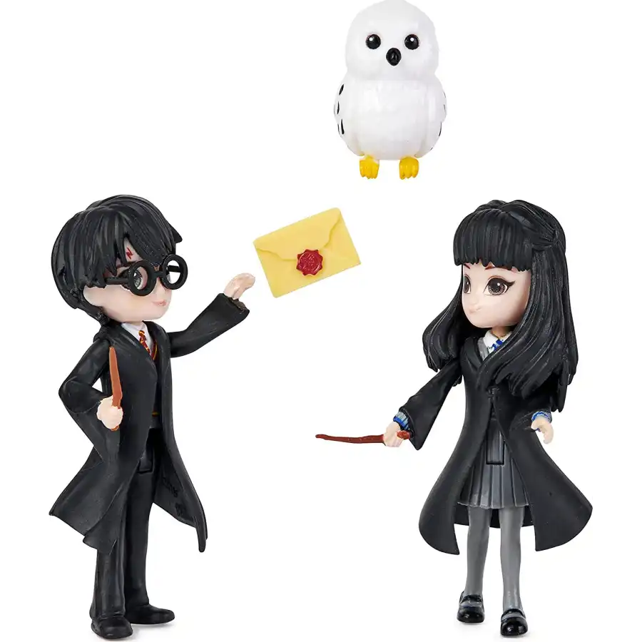 Set Amicizia Harry Potter e Cho Chang con Edvige Spin Master - 2