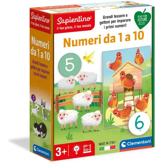 Sapientino Numeri da 1 a 10 16310 Clementoni - 1