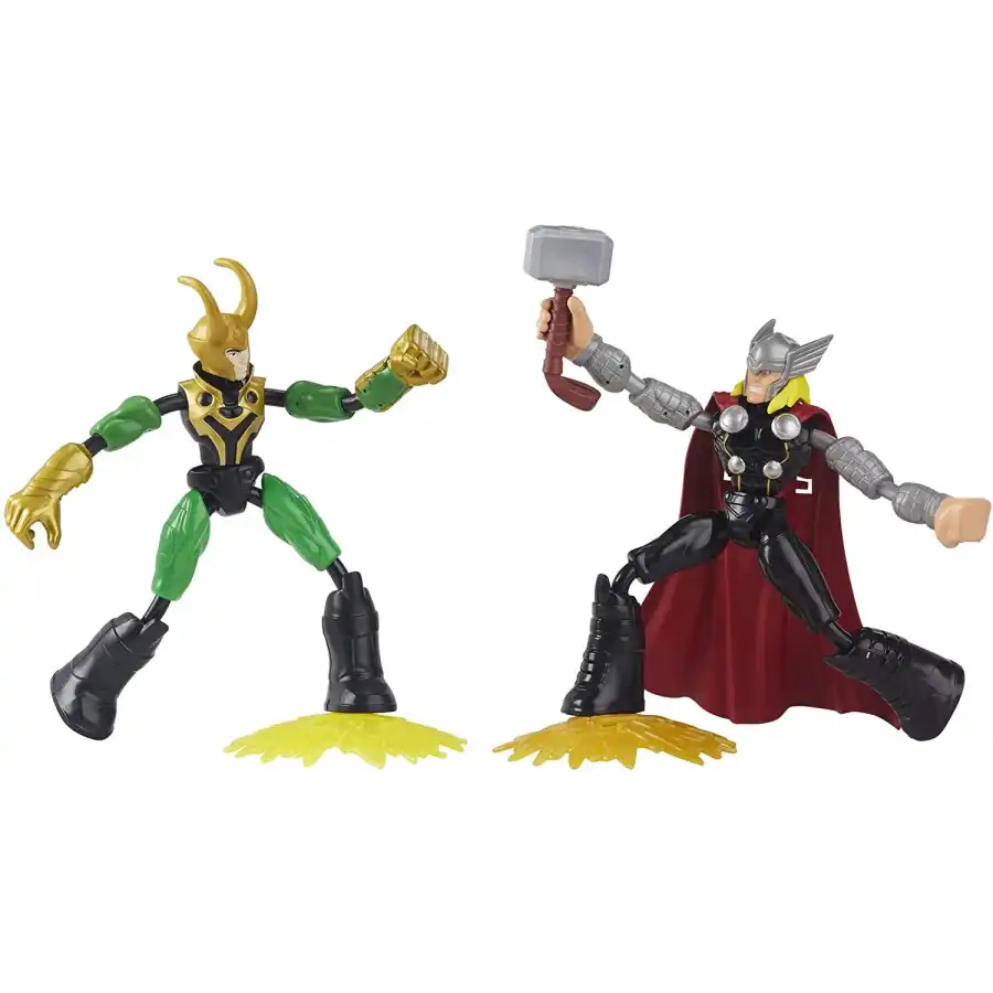 Avengers Bend and Flex Thor Vs Loki 15cm Hasbro - 1