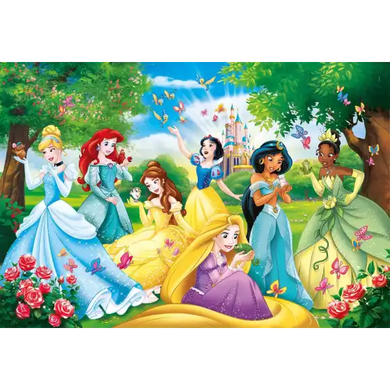 Disney Princess Supercolor Puzzle 60 Maxi Pezzi 26471 Clementoni - 2
