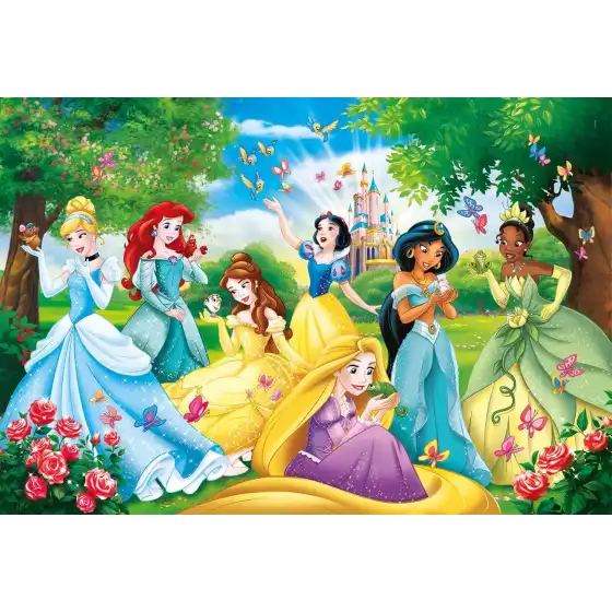 Disney Princess Supercolor Puzzle 60 Maxi Pezzi 26471 Clementoni - 1
