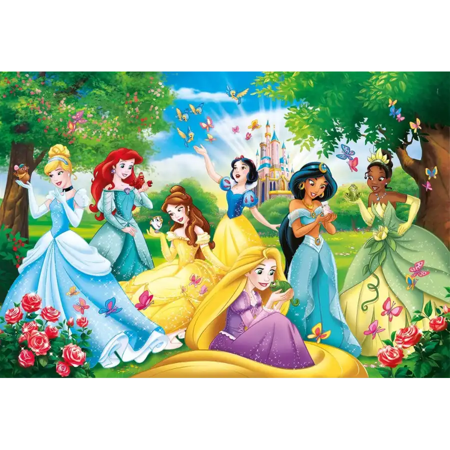 Disney Princess Supercolor Puzzle 60 Maxi Pezzi 26471 Clementoni - 2