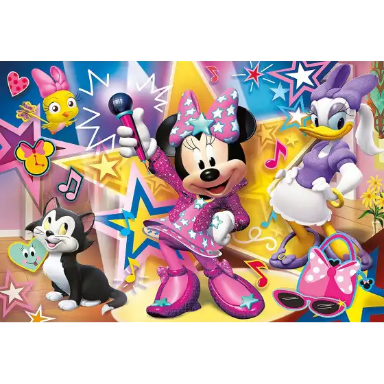 Minnie Supercolor Puzzle 60 Maxi Pezzi 26443 Clementoni - 2
