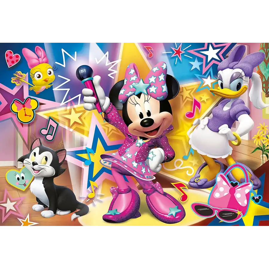 Minnie Supercolor Puzzle 60 Maxi Pezzi 26443 Clementoni - 2