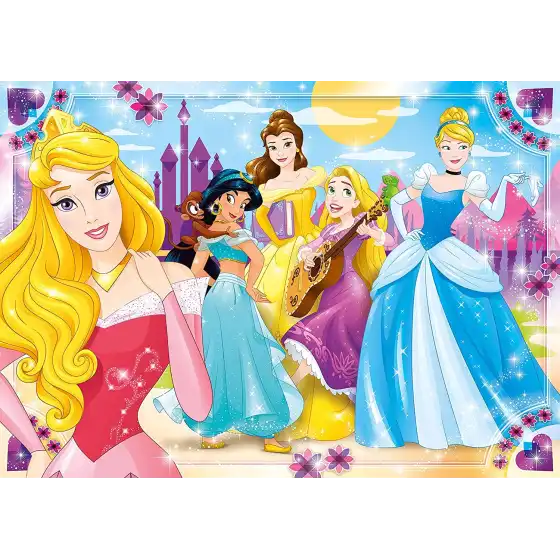 Disney Princess Supercolor Puzzle 104 Maxi Pezzi 23714 Clementoni - 2
