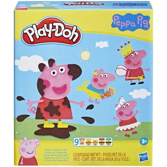 Play-Doh Peppa Pig Stylin' Set Hasbro - 6