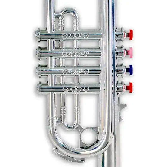 Tromba Metallizzata 4 Note Bontempi 42cm Bontempi - 7