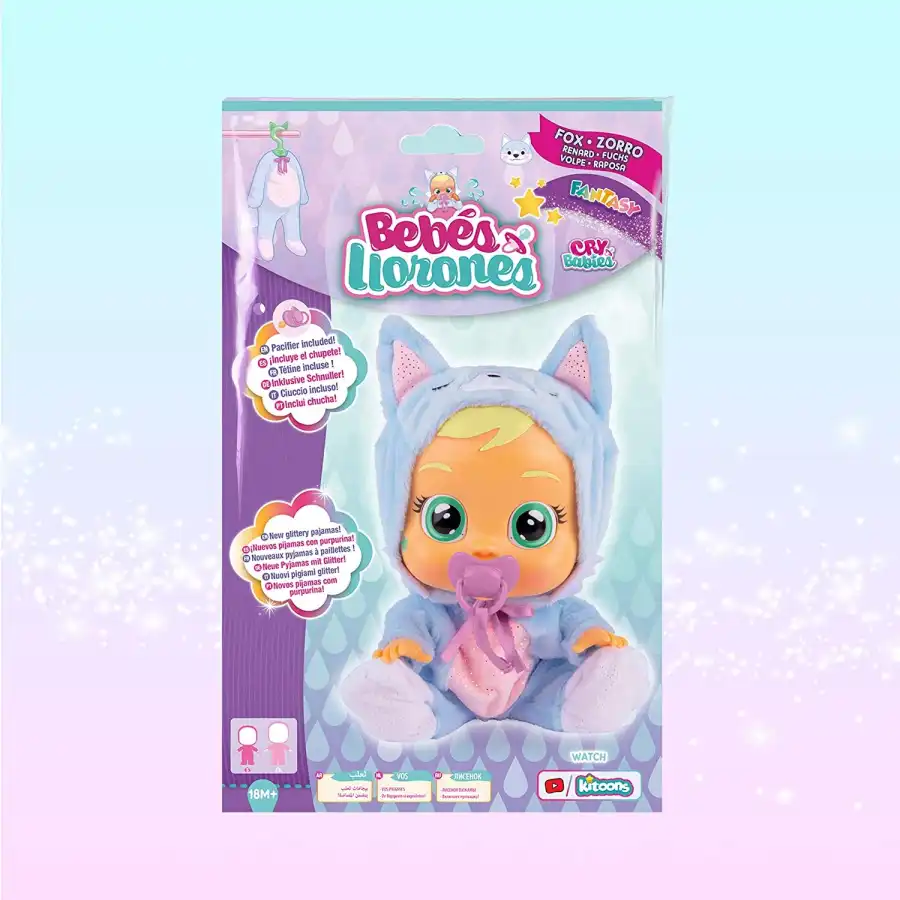 Cry Babies Costume Volpe Blu con Ciuccio Imc Toys - 3