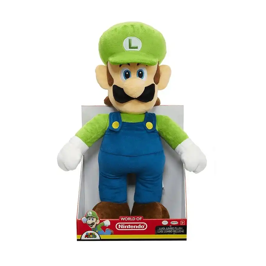 Super Mario Peluche Luigi Jakks Pacific - 1