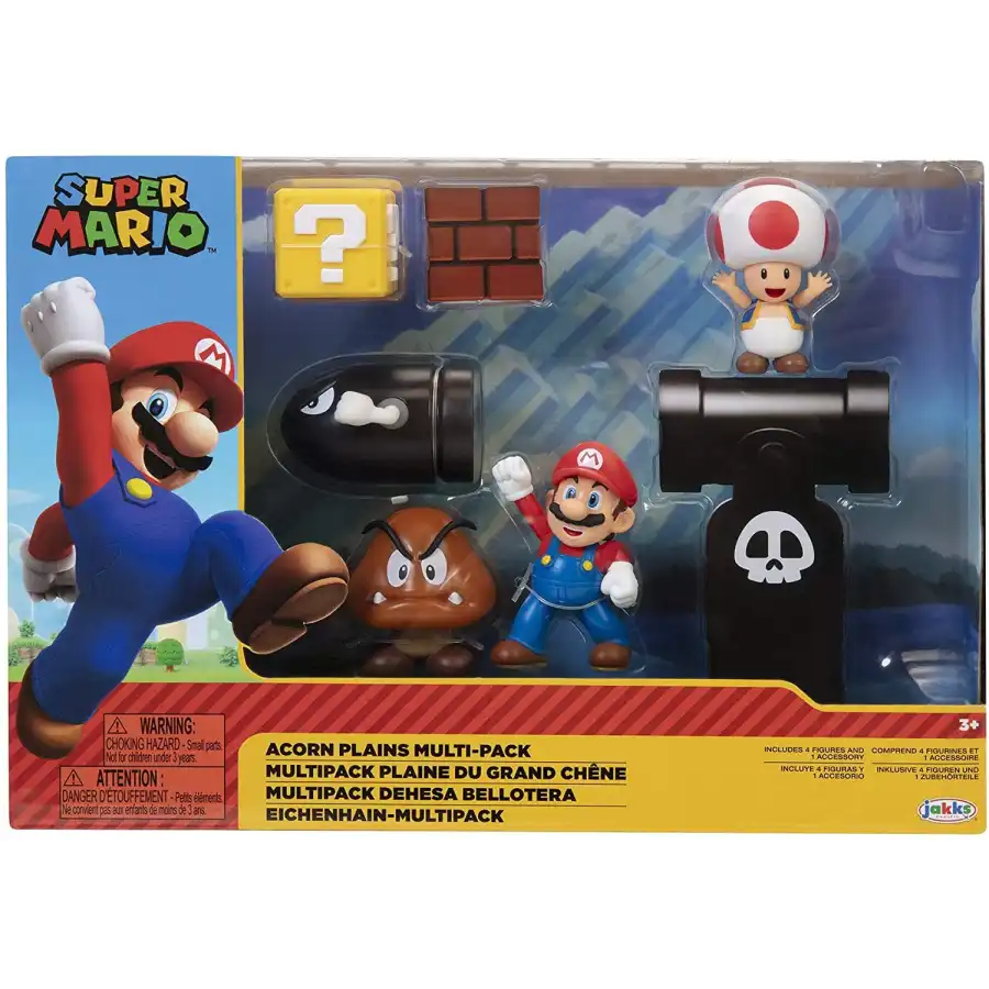 Super Mario Playset Piana delle Ghiande Jakks Pacific - 1