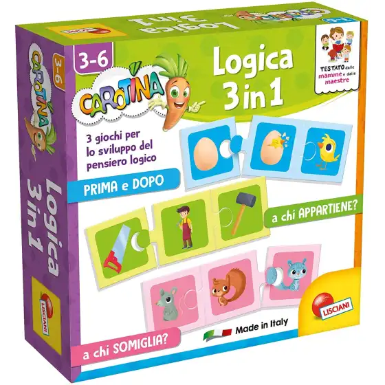 Carotina Logica 3 in 1 87488 Lisciani - 4