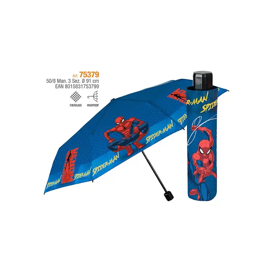 Ombrello Mini Bambini  Spiderman Perletti - 1
