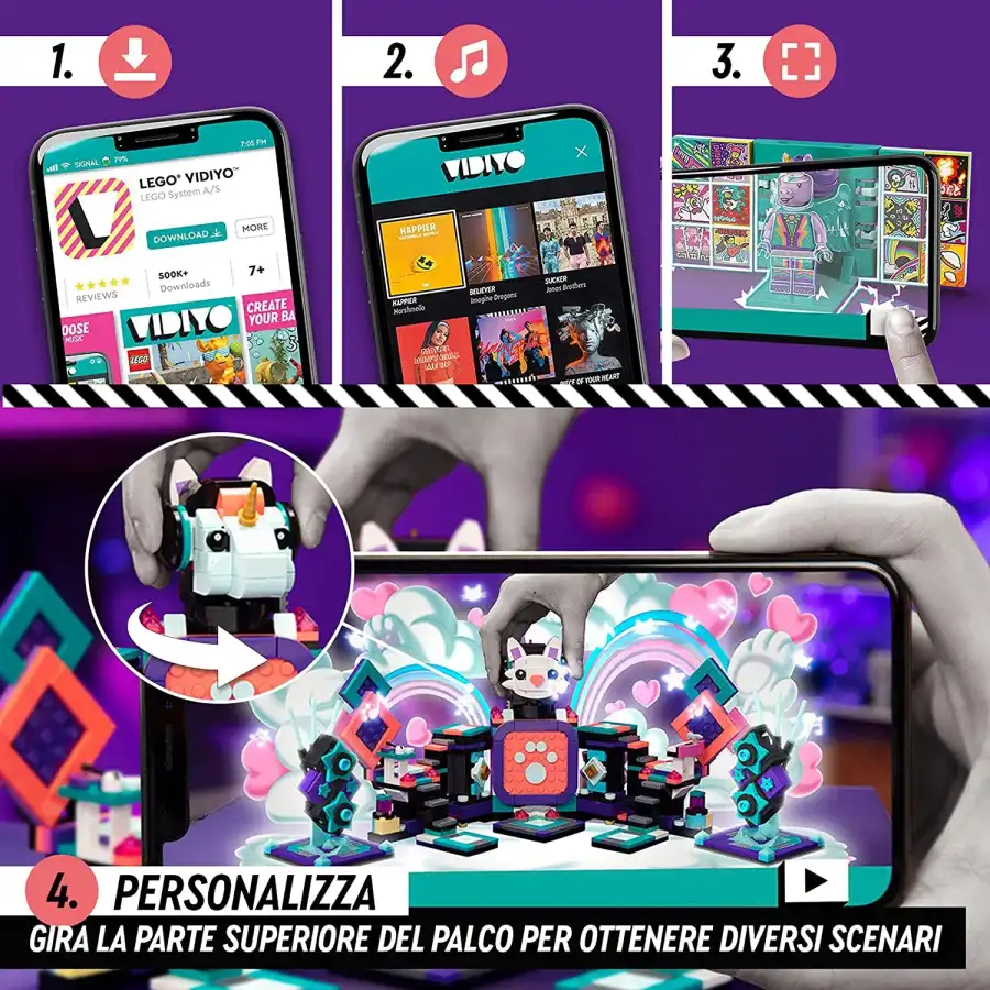 Lego Vidiyo 43113 K-Pawp Concert BeatBox Creatore Video Musicali Lego - 3