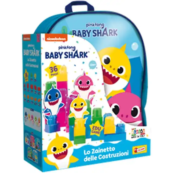 Pinkfong Shark Zainetto Costruzioni Baby 36 Pezzi Lisciani - 1