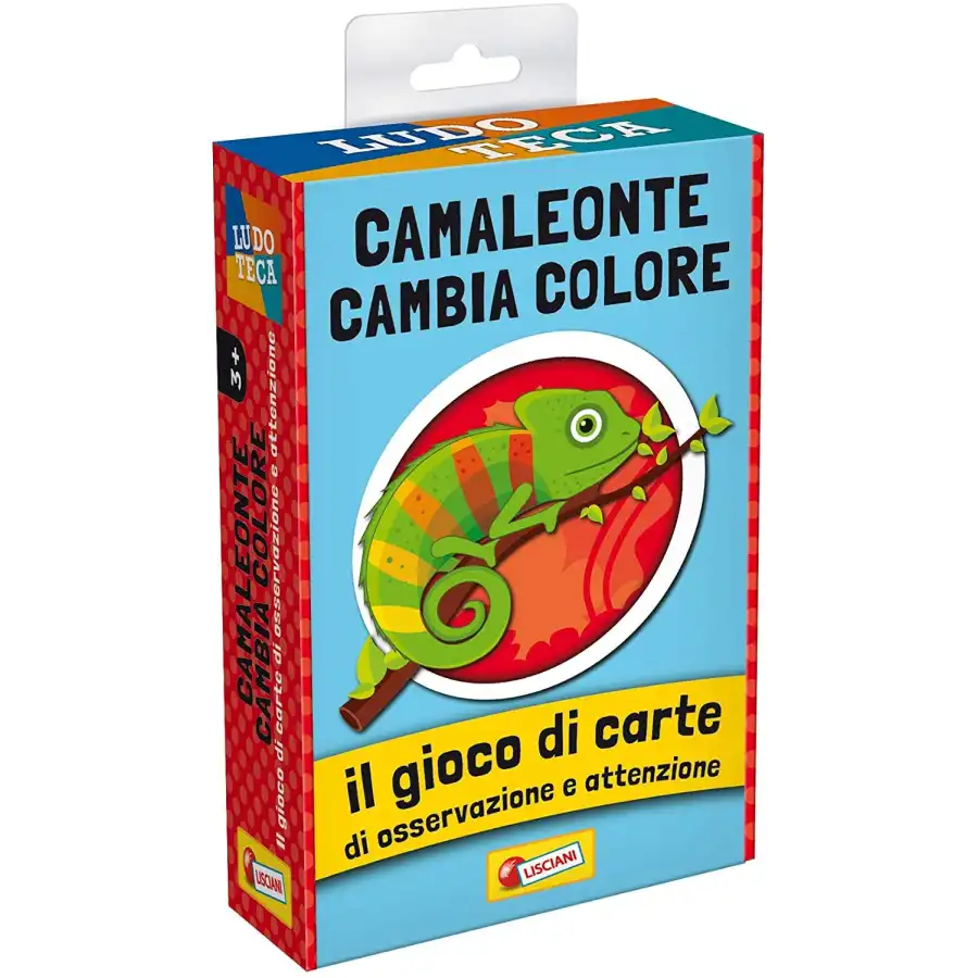 Ludoteca Le Carte Dei Bambini Camaleonte Cambia Colore 85767 Lisciani - 3
