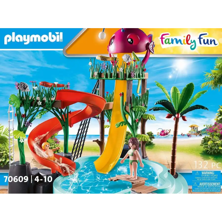 Playmobil Family Fun 70609 Parco Acquatico Con Scivoli Playmobil - 2