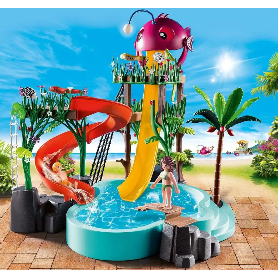 Playmobil Family Fun 70609 Parco Acquatico Con Scivoli Playmobil - 3