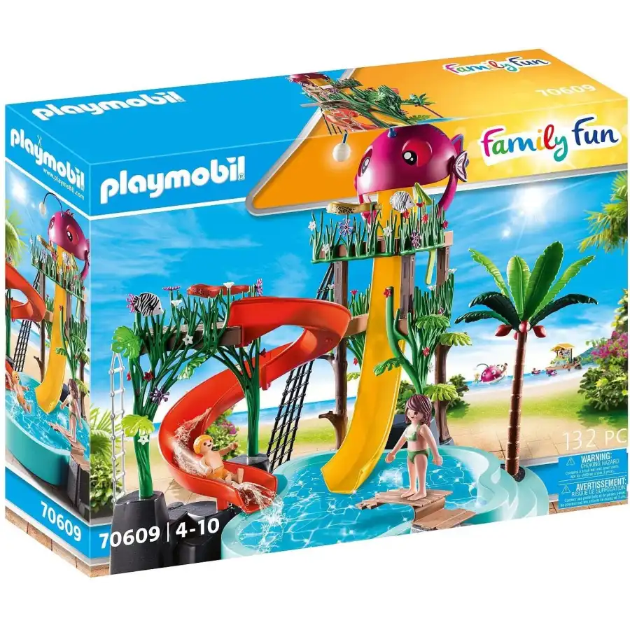 Playmobil Family Fun 70609 Parco Acquatico Con Scivoli Playmobil - 4