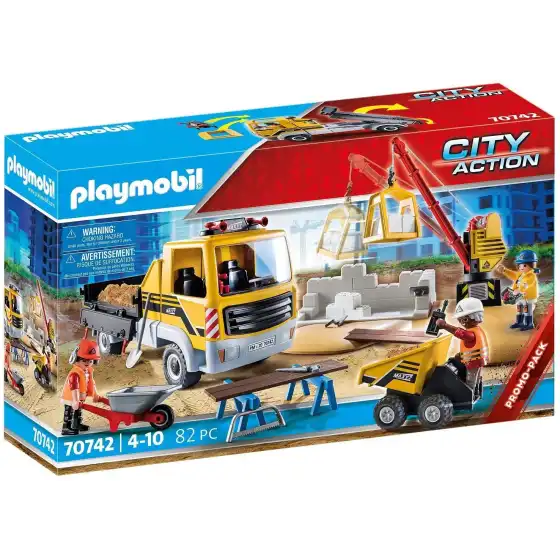 Playmobil City Action 70742 Chantier de Construction