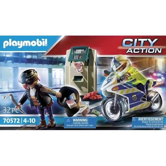 Poliziotto In Moto E Ladro Playmobil 70572 Playmobil - 3