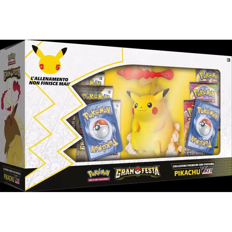 Pokemon Gran Festa Collezione Premium con Statuina Pikachu VMAX Gamevision - 1