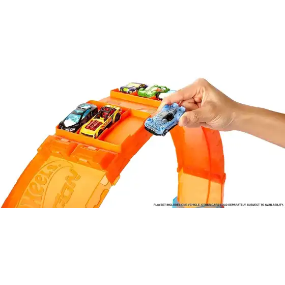 Hot Wheels Pista Schianti Acrobatici del Loop Gigante GTV14 Mattel - 4