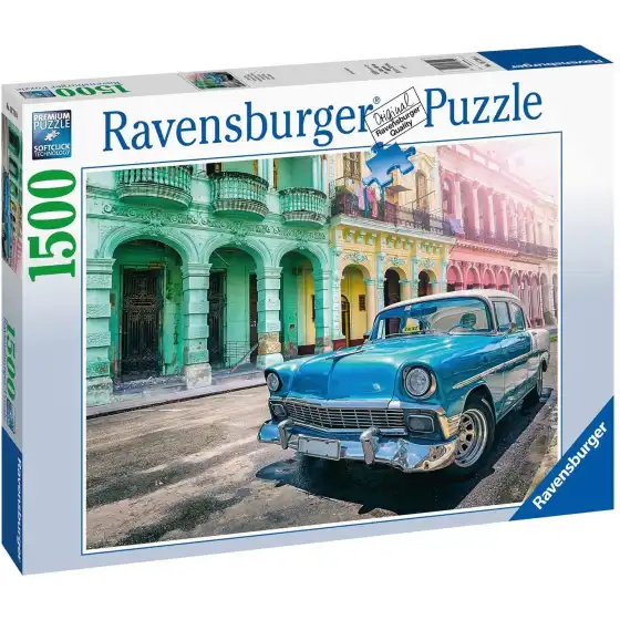 Puzzle Automobile a Cuba 1500 Pezzi 16710 Ravensburger - 1