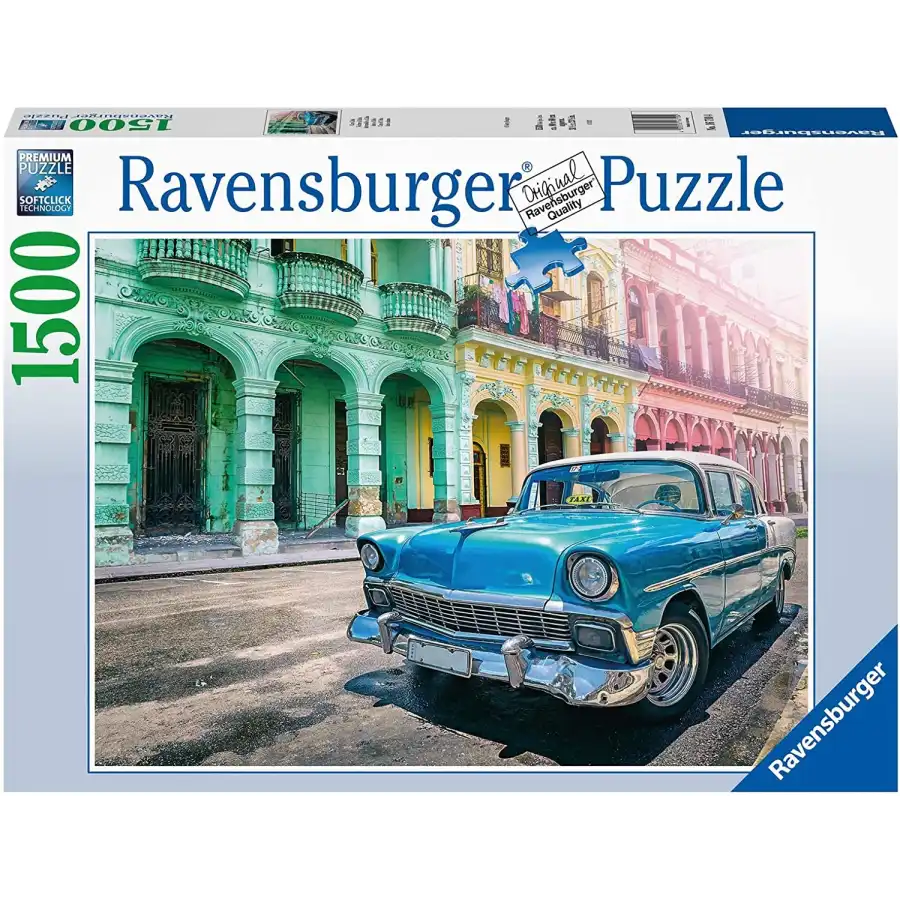 Puzzle Automobile a Cuba 1500 Pezzi 16710 Ravensburger - 3