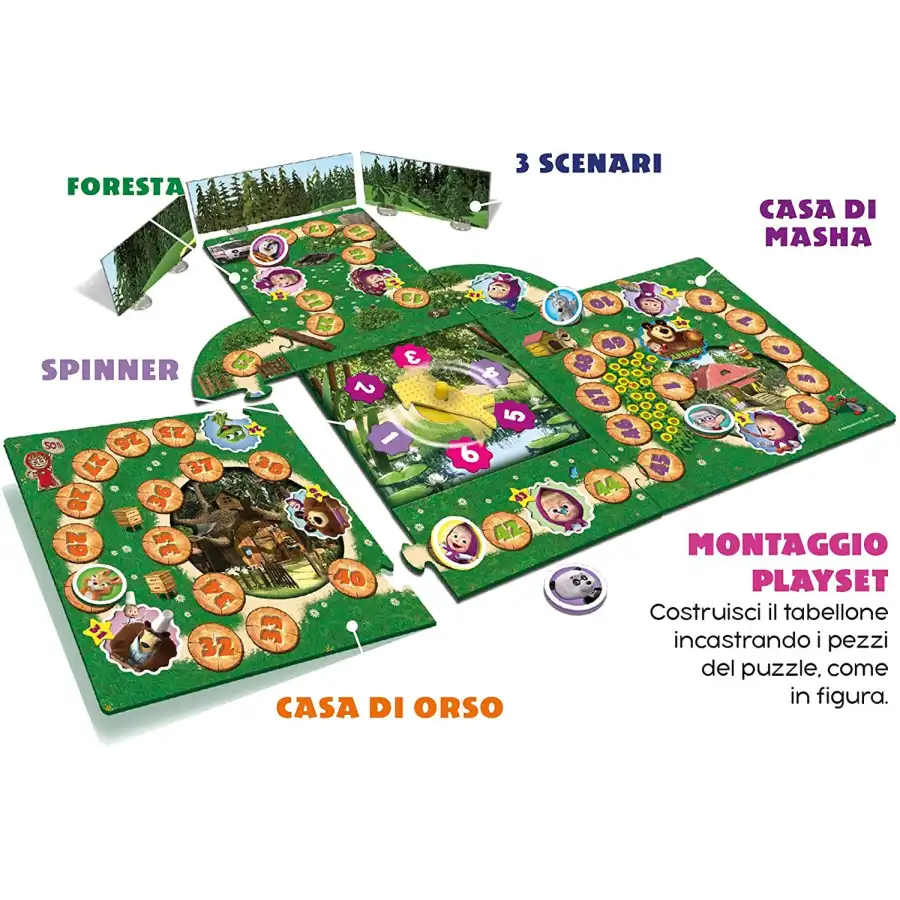 Masha e Orso Gioco dell'Oca 89215 Lisciani - 1