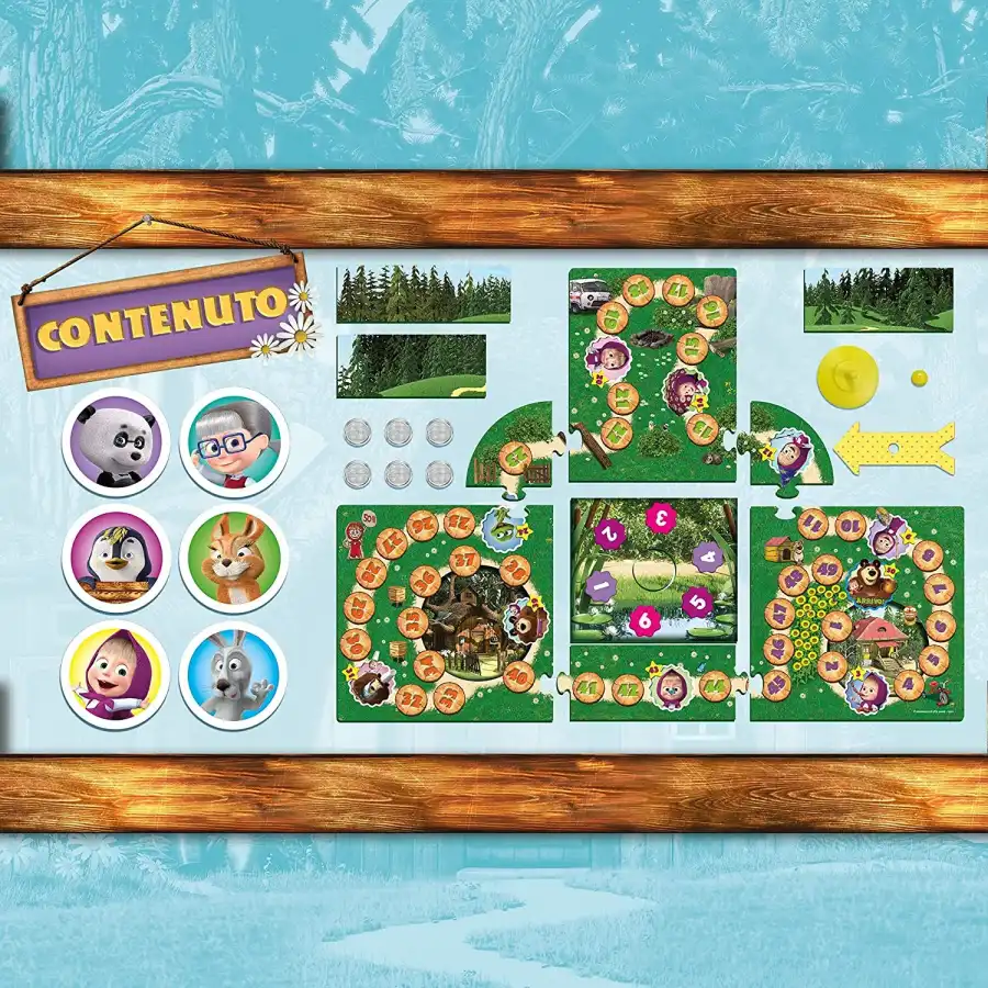 Masha e Orso Gioco dell'Oca 89215 Lisciani - 3